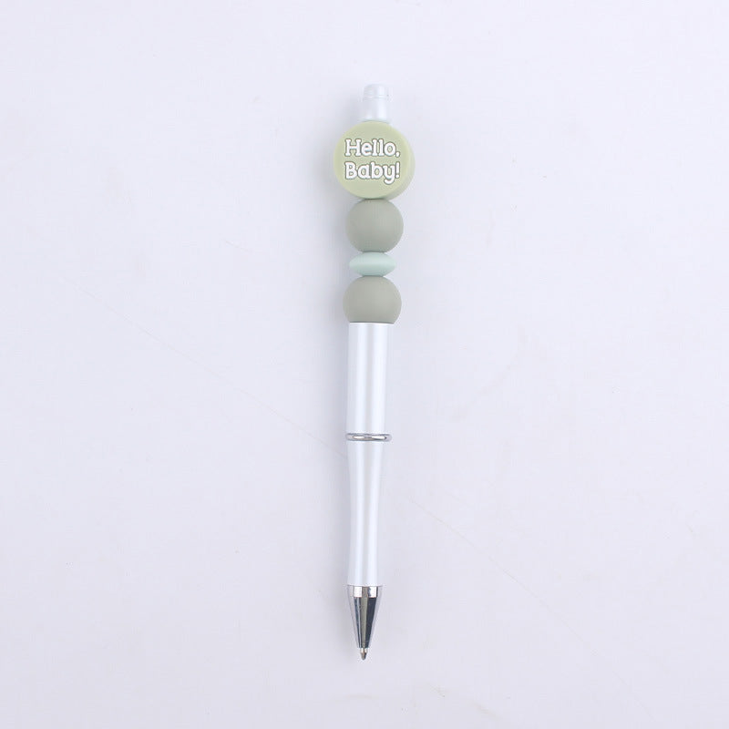 Wholesale Cartoon Baby Round Silicone DIY Bead Pen