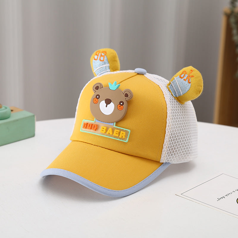 Wholesale Cotton Kids Sunshade Thin Baseball Cap