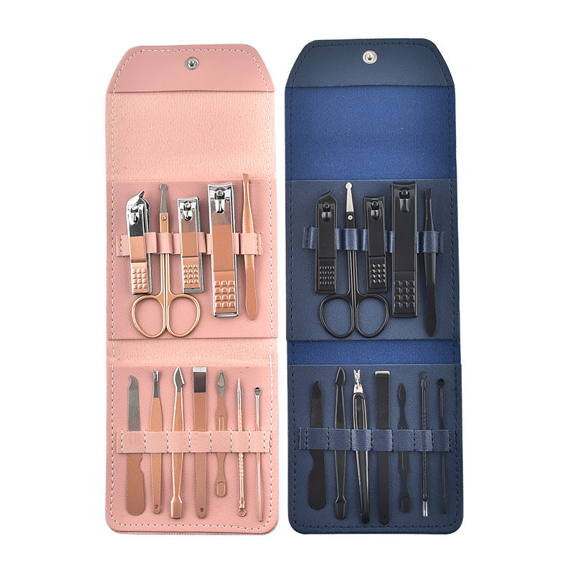 Wholesale Stainless Steel 12pcs Trimming Nail Tools Set
