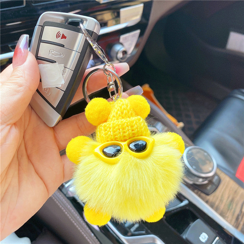 Wholesale Fur Ball Doll Keychain