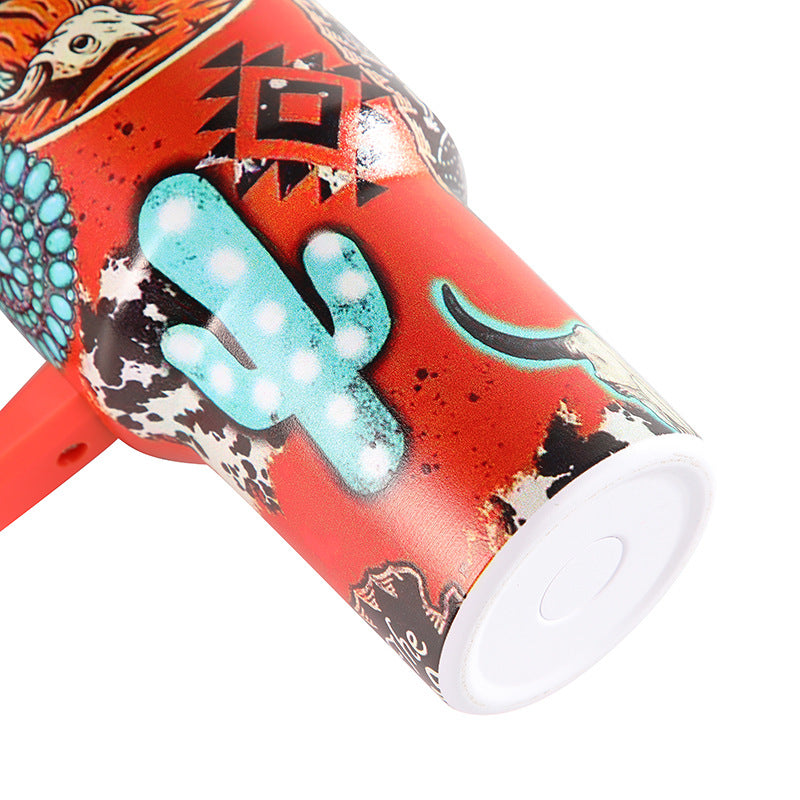 Wholesale Tumbler Christmas Stainless Steel Insulated Cup Handle Car Cup Ice Bullies Cup