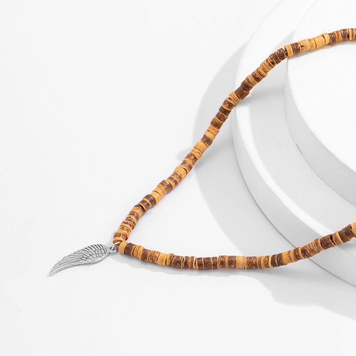 Wholesale Bohemian Wood Bead Stitching Necklace Necklaces