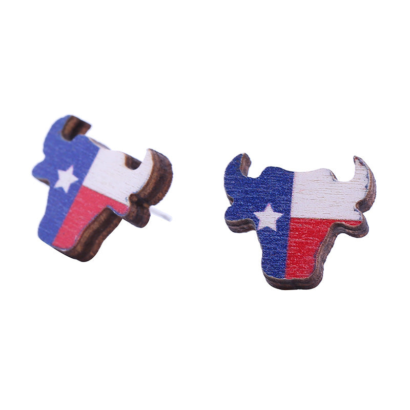 Estudios de oído de madera del Día de la Independencia Americana al por mayor