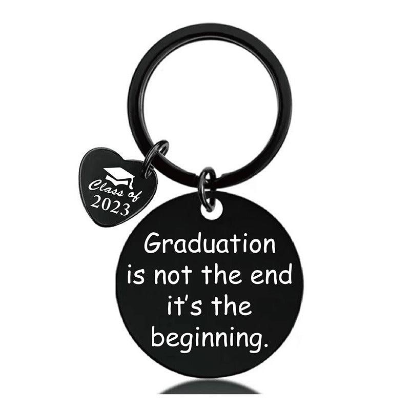 Wholesale Father's Day Graduation Season Gift Lettering Metal Keychain