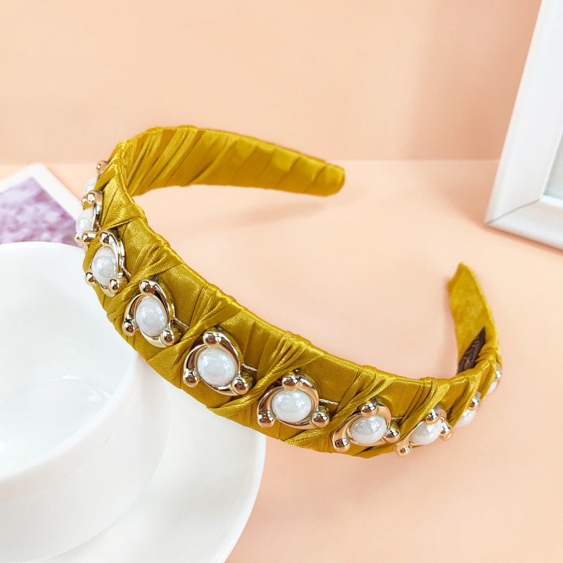 Wholesale Vintage French Style Pearl Girly Headband
