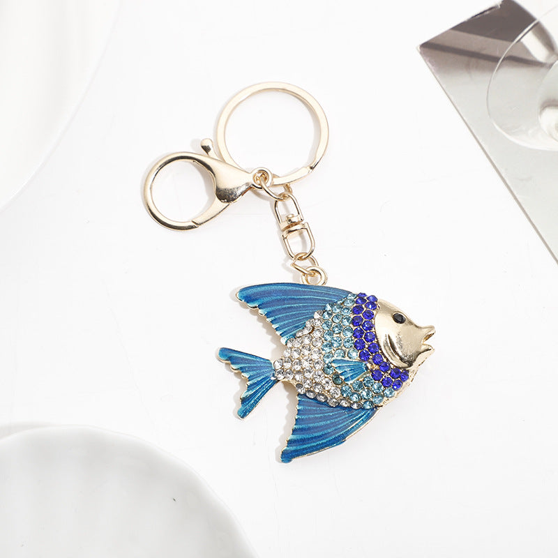 Wholesale Zinc Alloy Cartoon Marine Tropical Fish Keychain