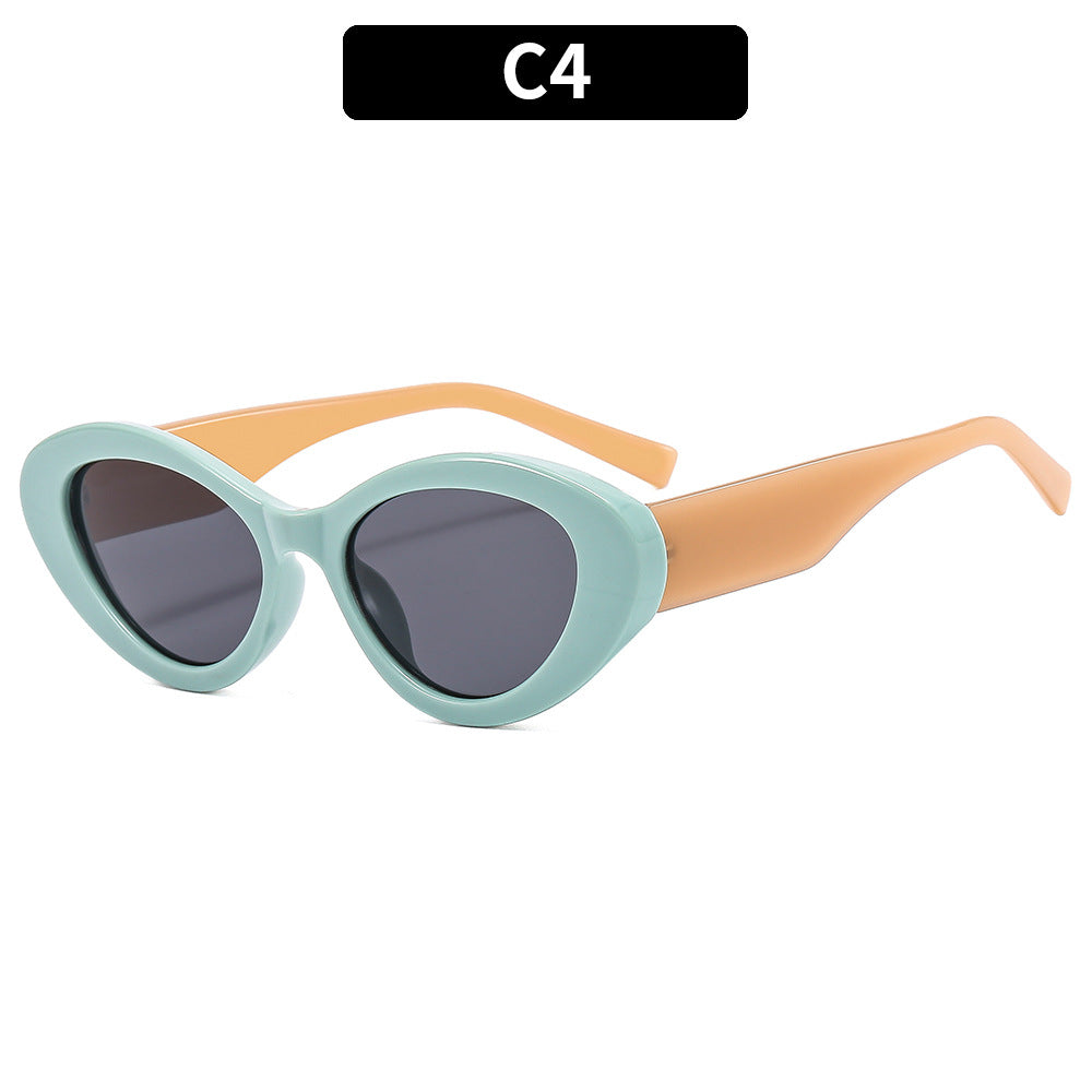 Wholesale Cat Eye Jelly PC Sunglasses