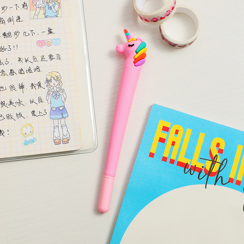 Wholesale Plastic Unicorn Cartoon Pen