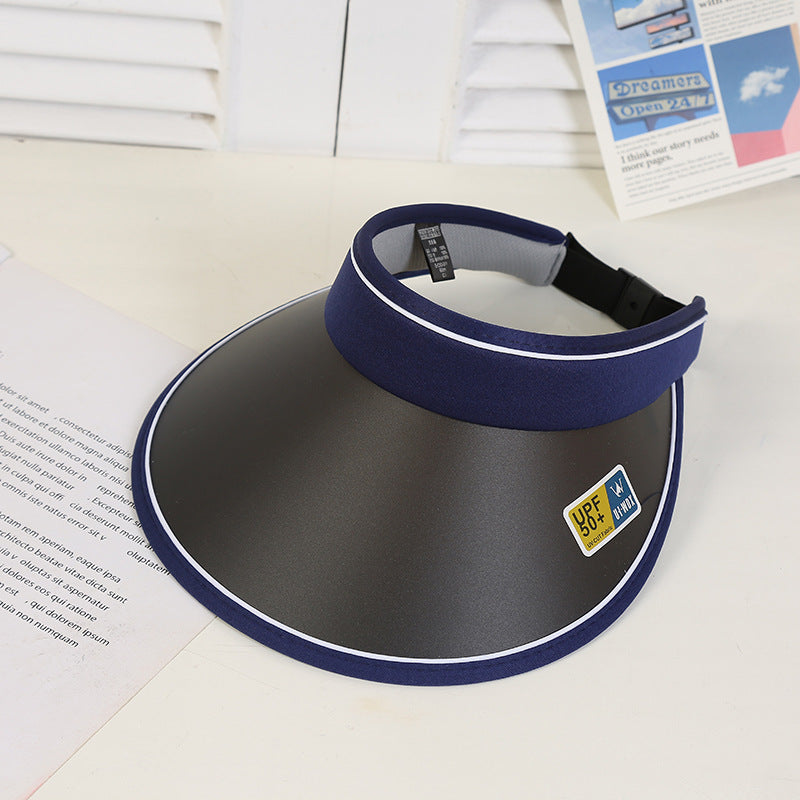 Wholesale Plastic Big Brim Sunshade Empty Hat