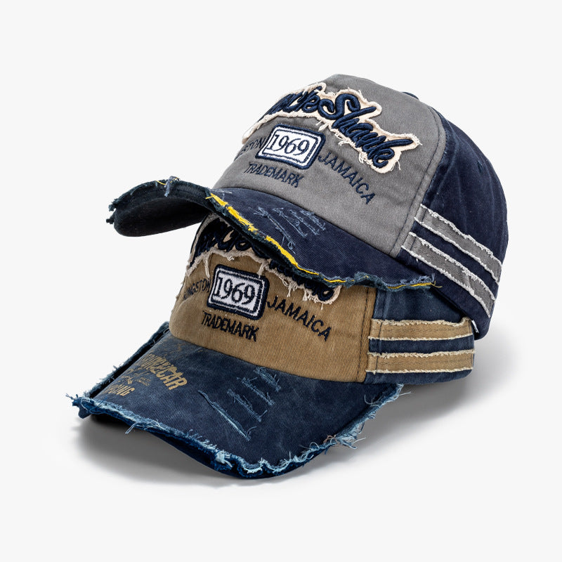 Wholesale Three-dimensional Embroidery Cotton Peaked Cap