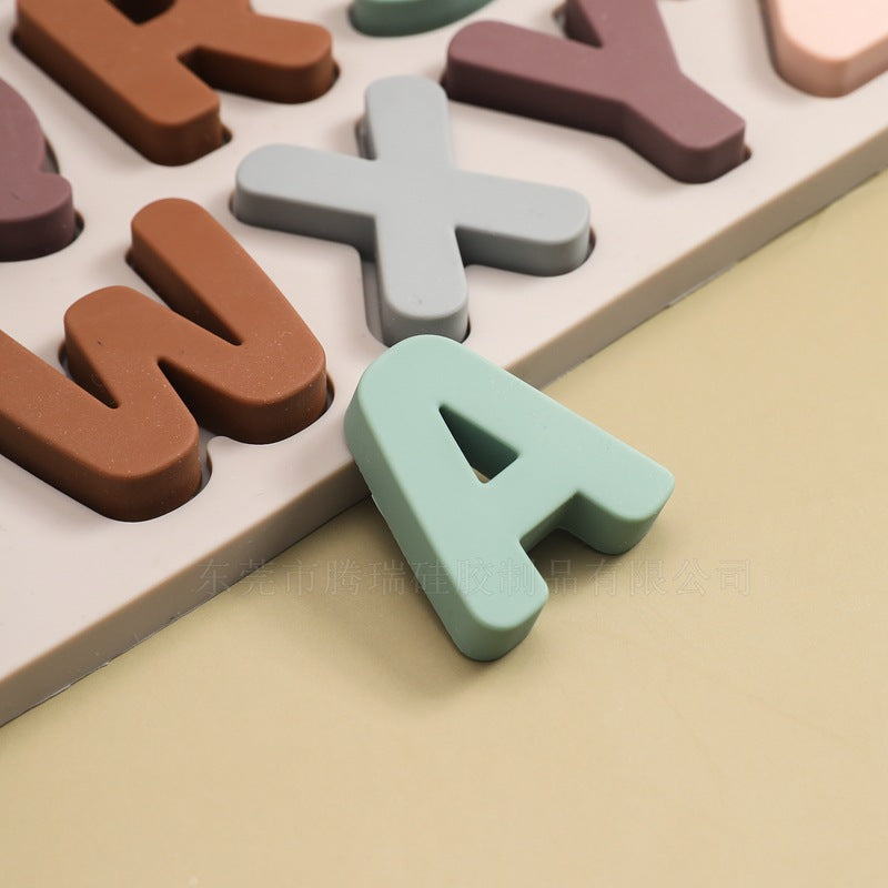 Bebé Alfabeto Rompecabezas Silicona JUGUETE al por mayor