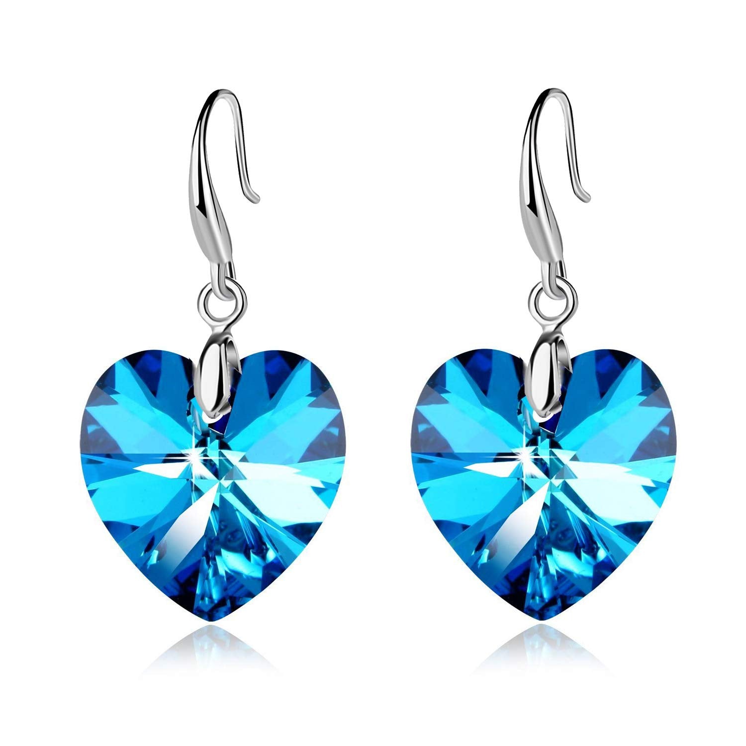 Wholesale Ocean Star Heart Glass Earrings