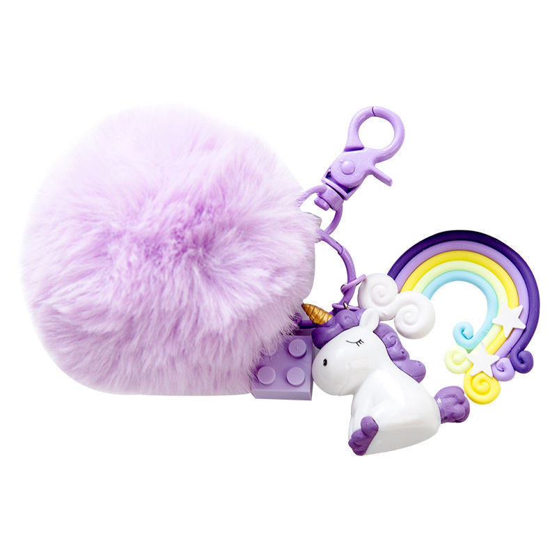 Wholesale Fur Ball My Little Pony Resin Keychain