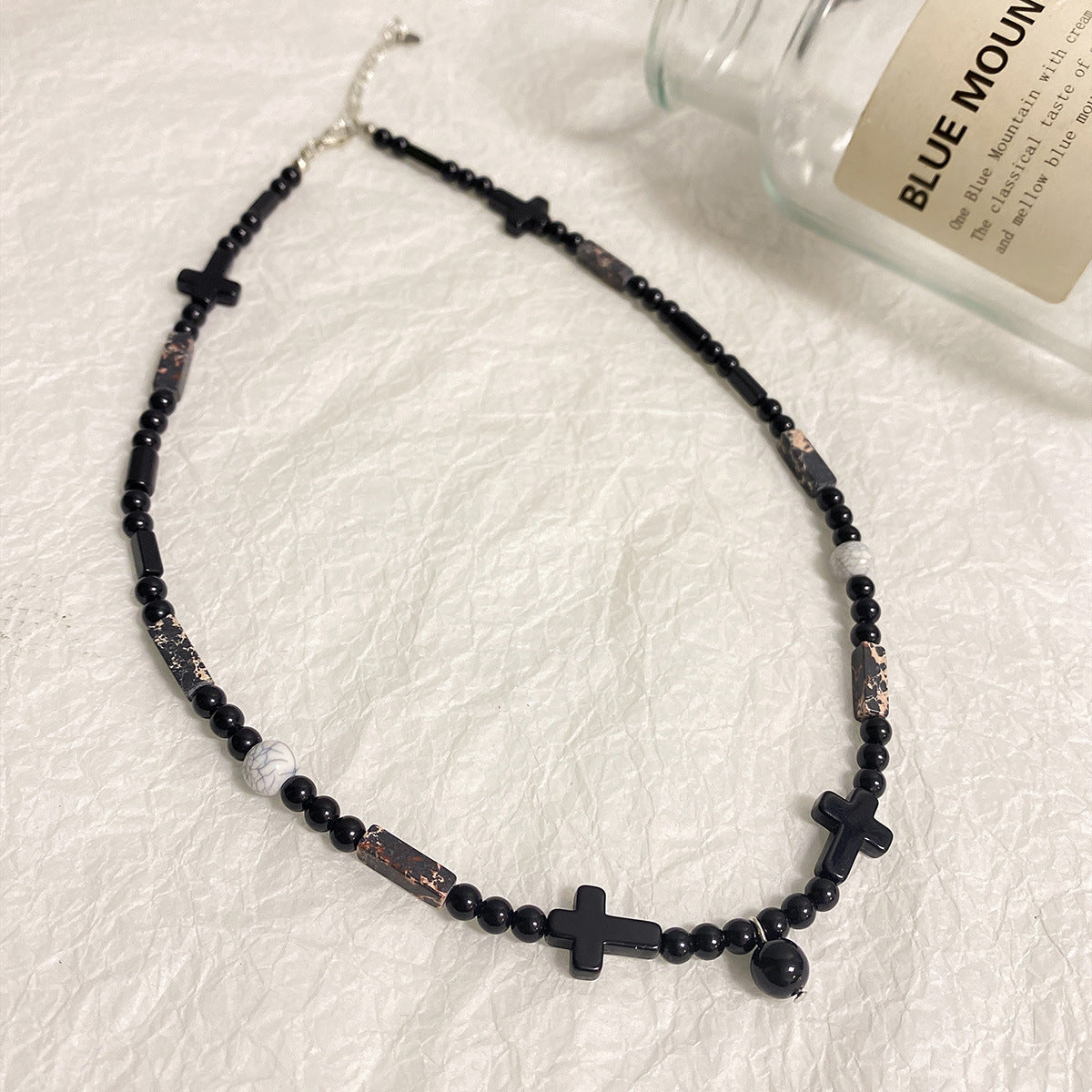 Venta al por mayor Nuevo collar de abalorios de tinta china de plástico