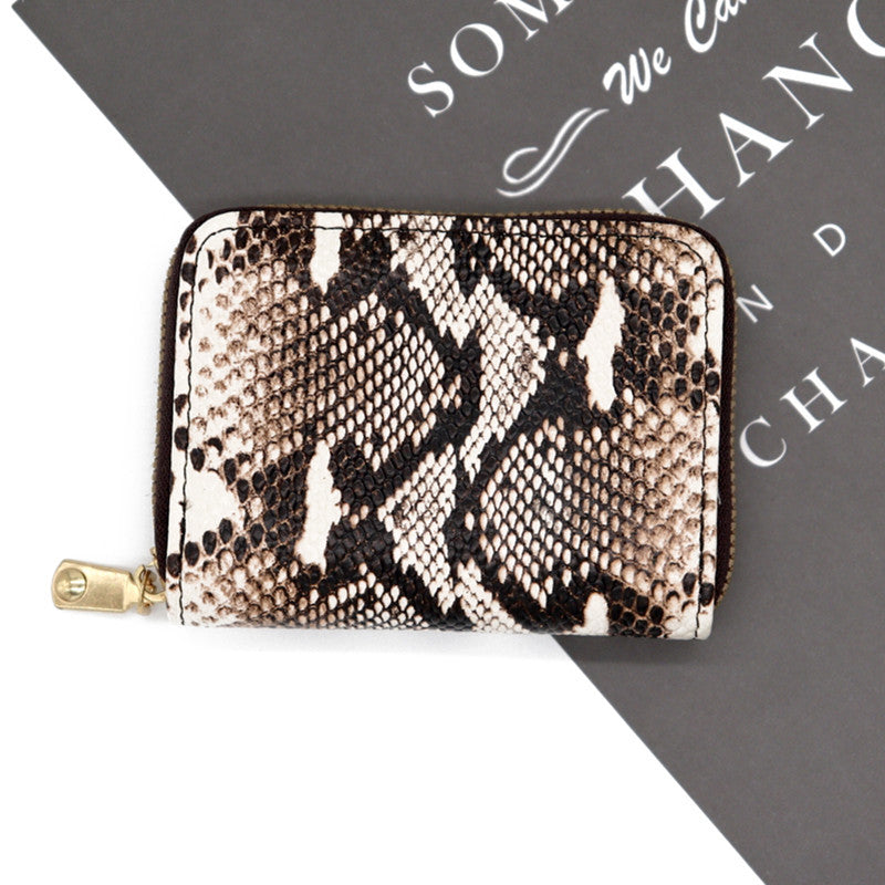 Wholesale PU Leopard Snake Zebra Print Compact Wallet