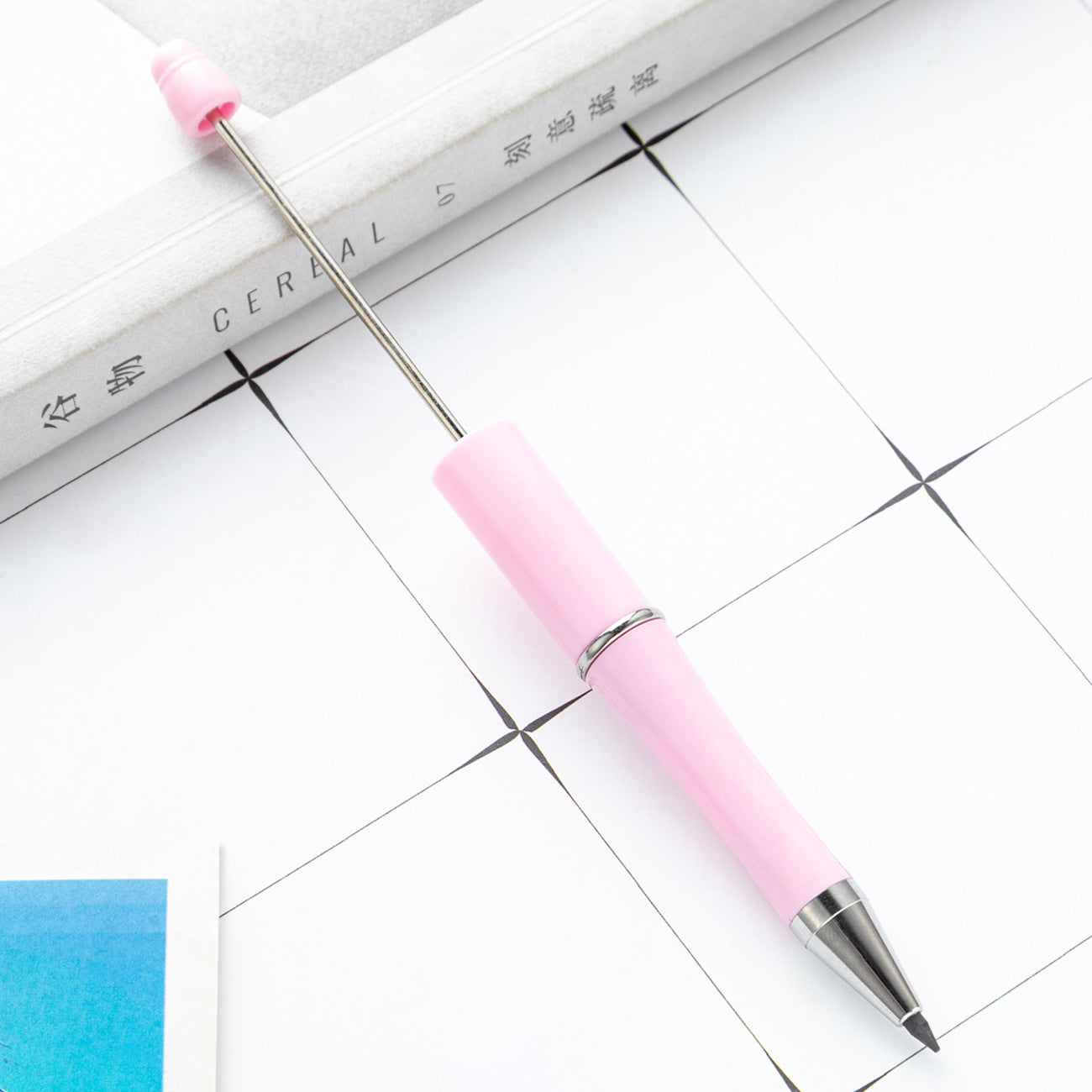 Wholesale 100pcs Plastic Beaded Pencil No Sharpening No Ink Continuous Writing Pencil