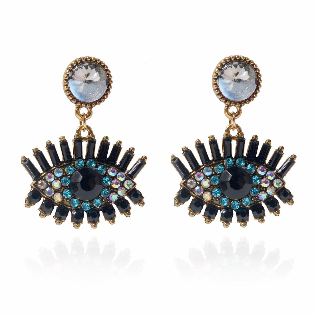 Pendientes De Aleación De Ojo De Diablo al por mayor