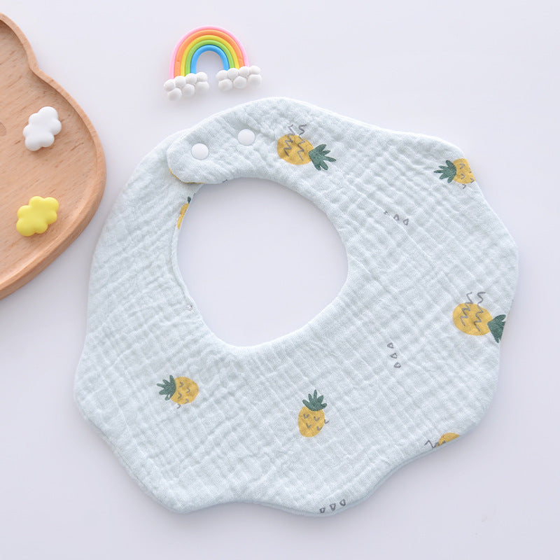 Venta al por mayor Toalla de saliva para bebés Suministros para bebés de algodón