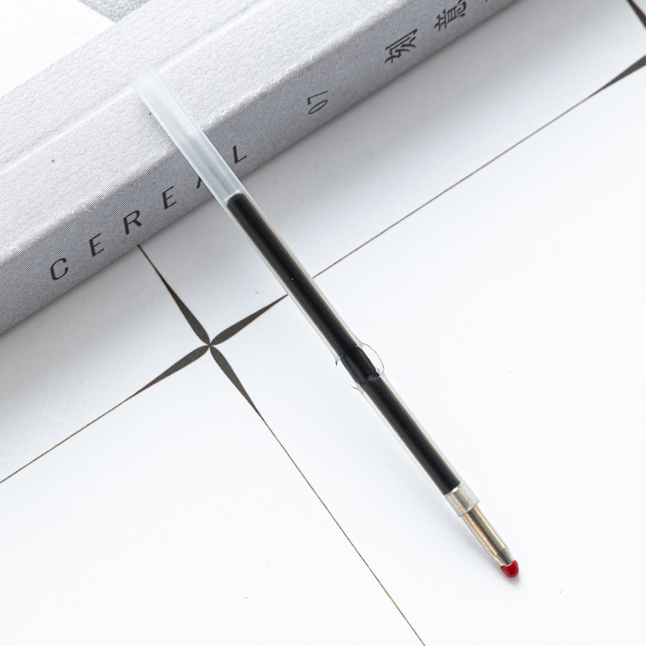 Recarga de bolígrafo de bolígrafo de plástico al por mayor