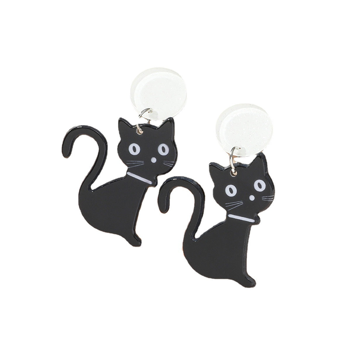 Wholesale Cute Cat Acrylic Earrings