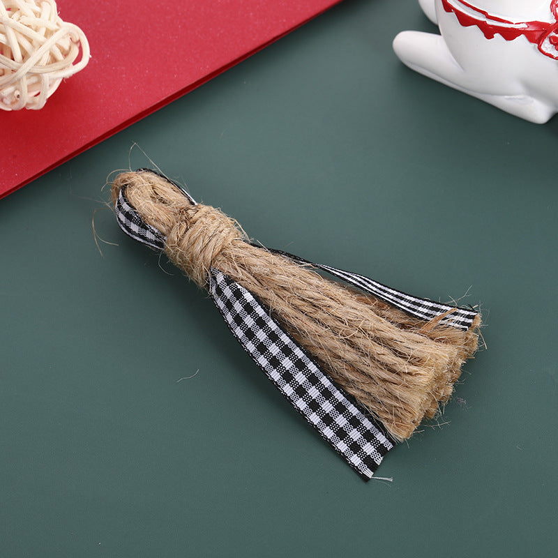 Cuentas de borla de poliéster de cáñamo de 100 piezas al por mayor de cáñamo 8 cm