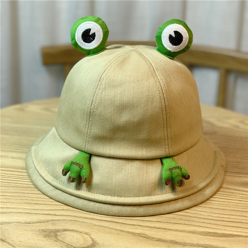 Wholesale Polyester Cute Frog Bucket Hat