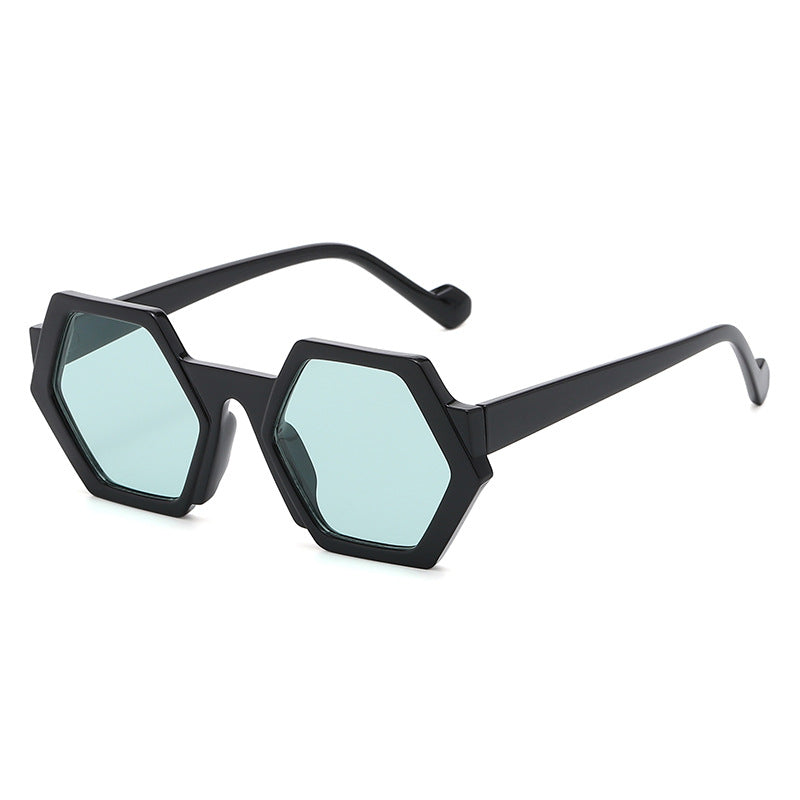 Wholesale Personalized Polygon PU Sunglasses