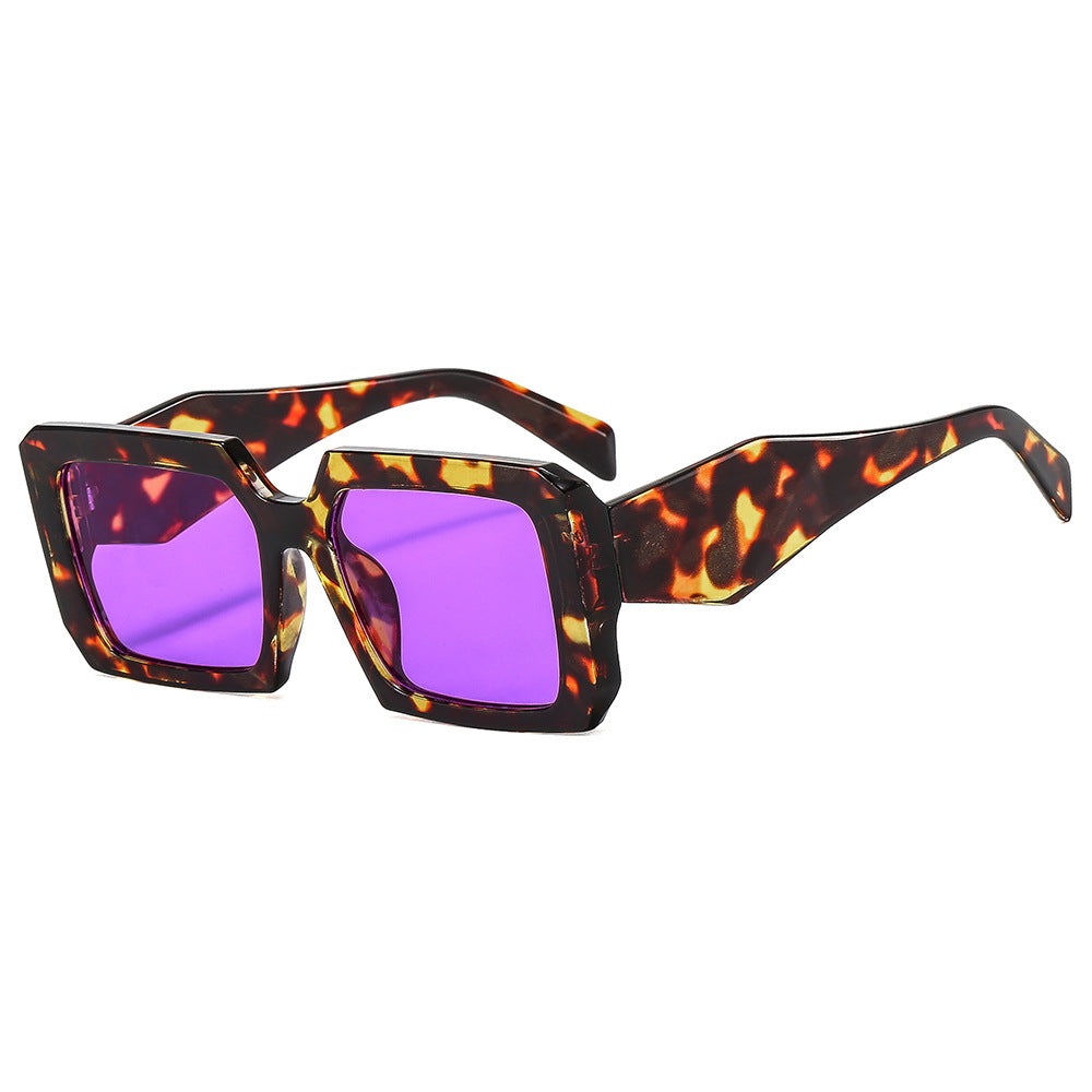 Wholesale PC Large Frame Square Irregular Wide Leg Sunglasses