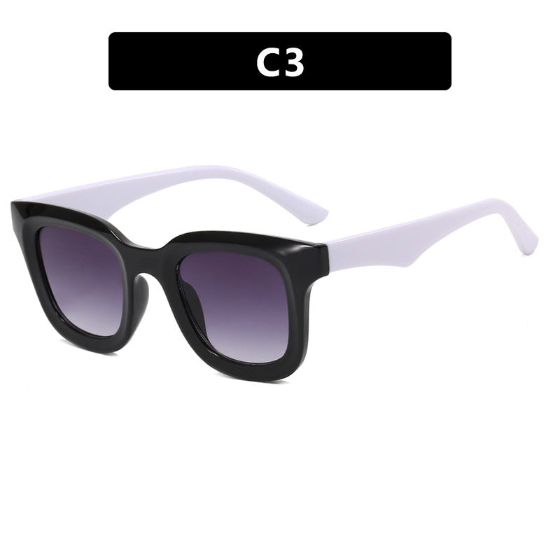 Wholesale PC Large Frame Square Concave Sunglasses