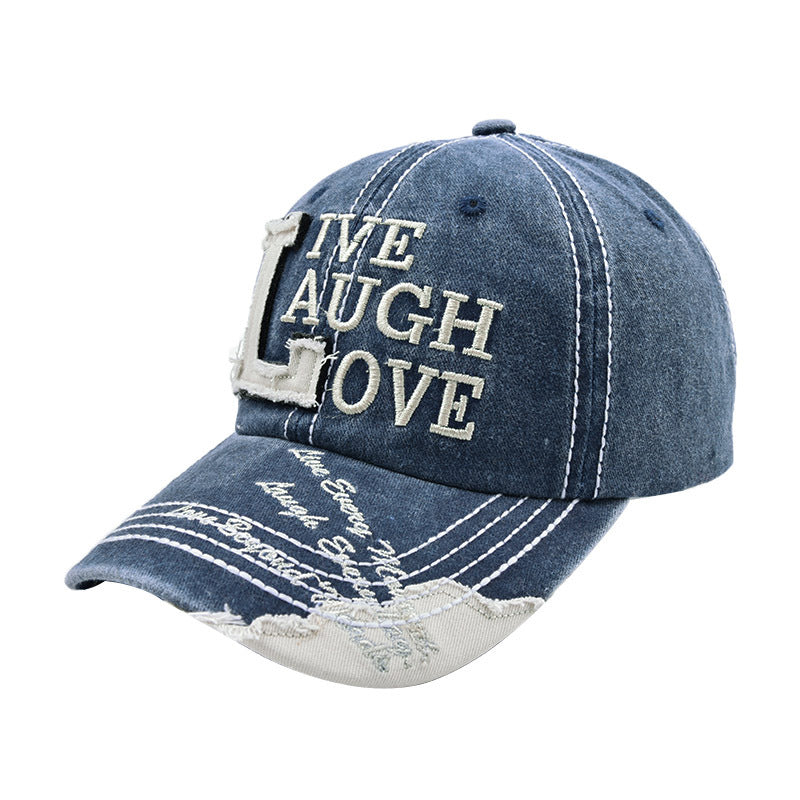 Capilla de béisbol de bordado de letra de algodón al por mayor