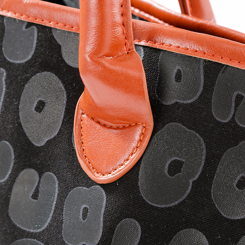 Bolso al por mayor del equipaje de la correa de hombro de la manija del leopardo de la PU