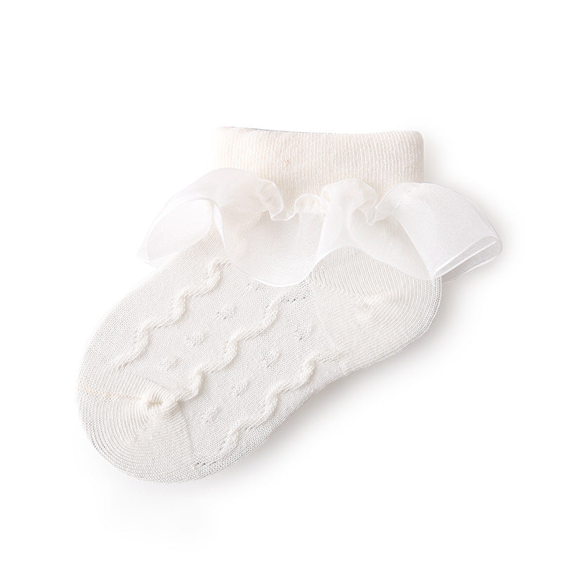Calcetines transpirables finos para niños de verano 2023 de algodón al por mayor