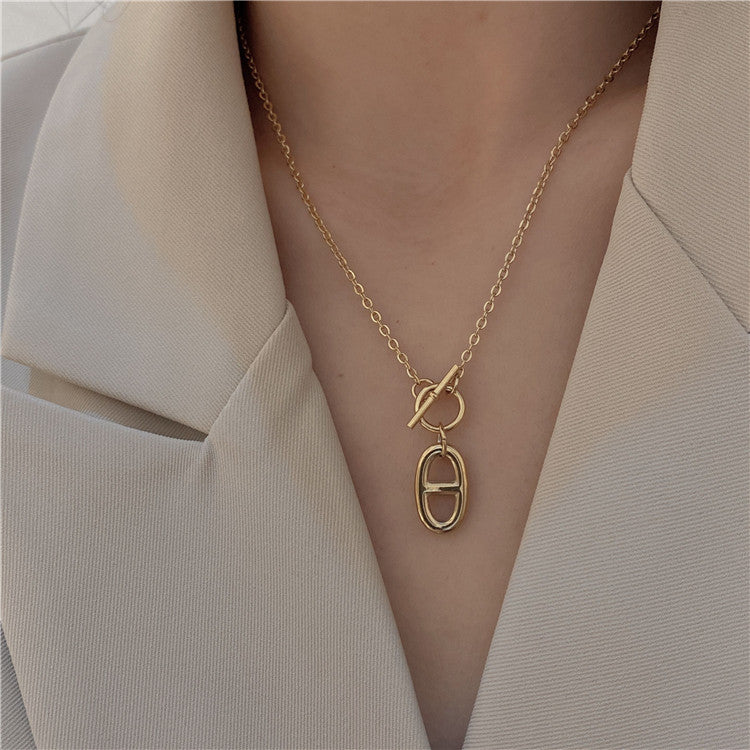 Wholesale Vintage Sunflower Titanium Steel Necklaces