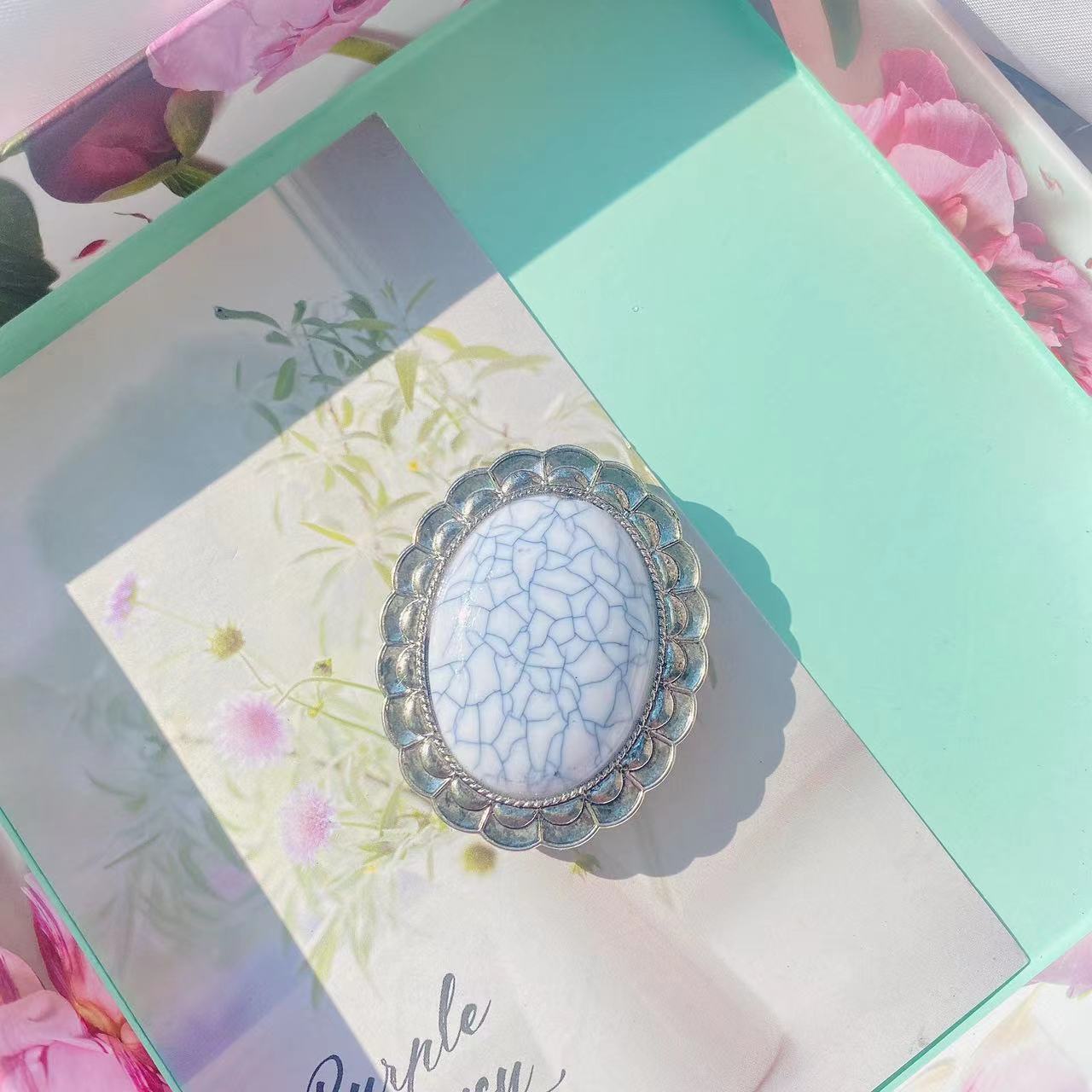 Wholesale Rough Turquoise Mobile Phone Holder