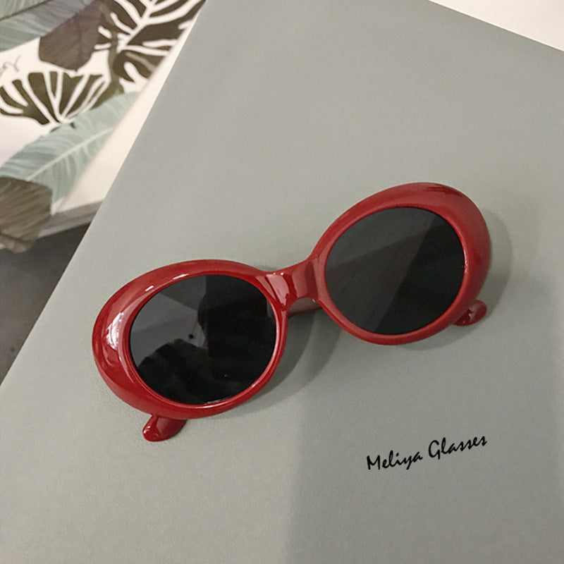 Wholesale Oval Hip Hop PC Sunglasses