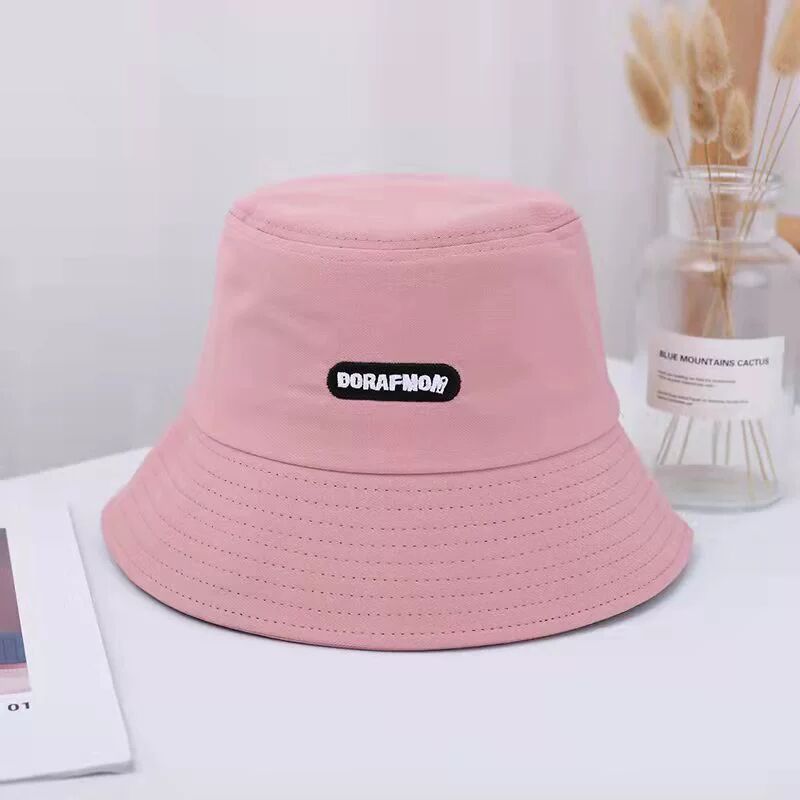 Wholesale Cotton Embroidered Letters Bucket Hat