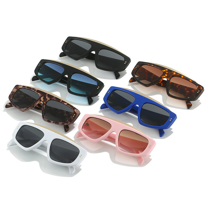 Wholesale PC Large Frame Simple Sunglasses