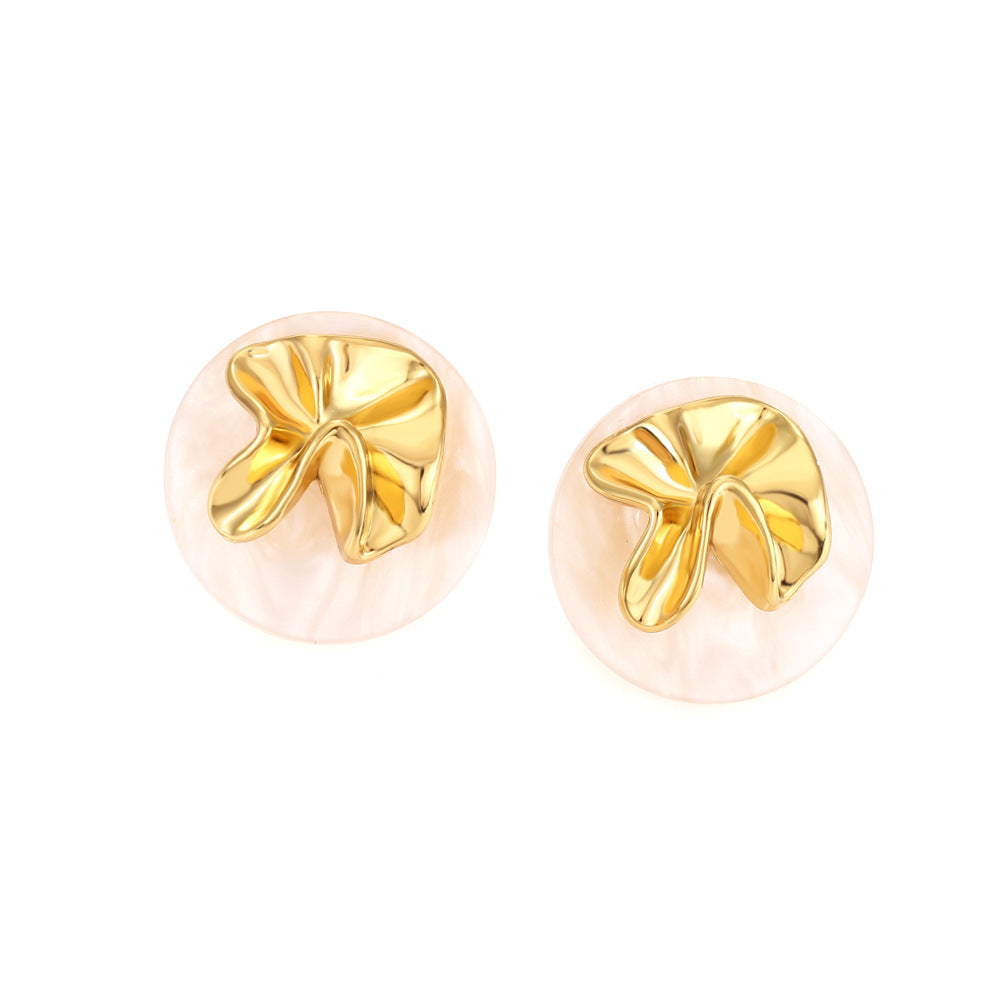 Wholesale Vintage Flower Alloy Ear Studs