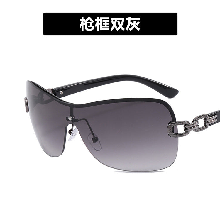 Venta al por mayor Gafas de sol de PC estilo tecnología futurista