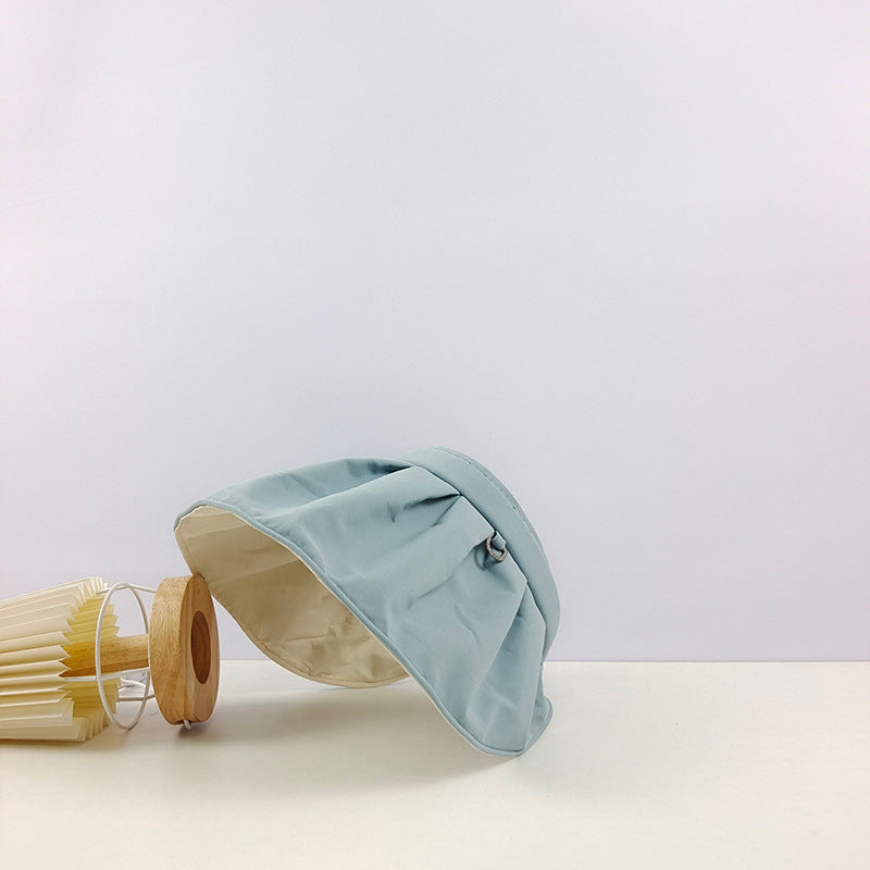 Wholesale Cotton Shell Big Brim Visor Empty Hat