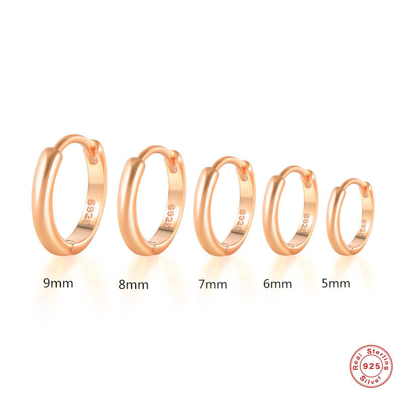 Venta al por mayor Pendientes De Plata De Ley Chapados En Oro Brillante