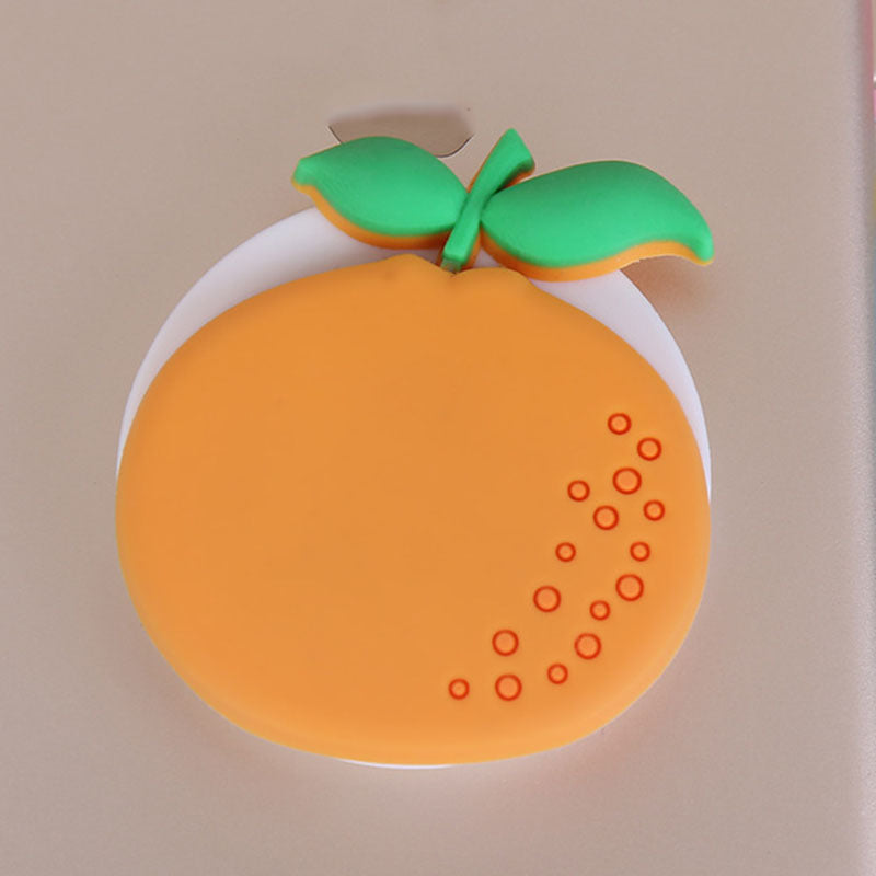 Soporte plegable para teléfono móvil de silicona de frutas al por mayor