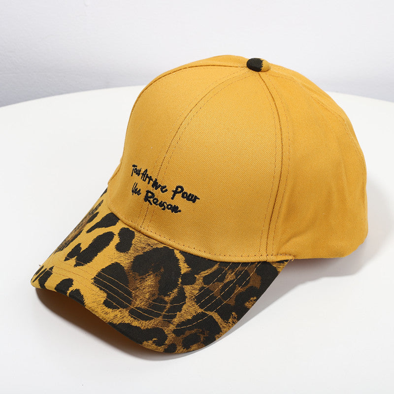 Gorras De Béisbol Con Estampado De Leopardo Bordado De Algodón Al Por Mayor