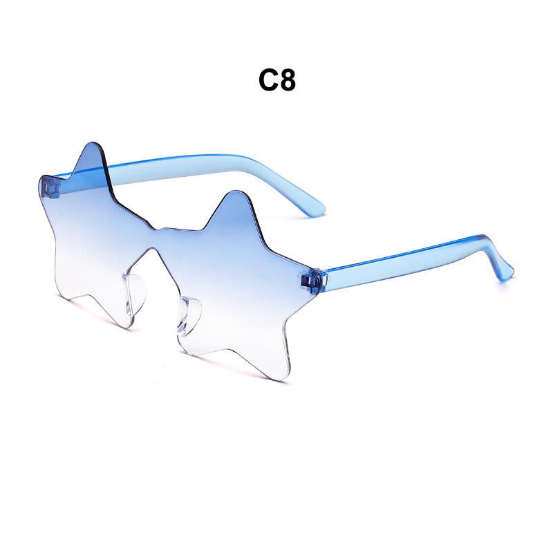 Wholesale PC Star Sunglasses Integrated Frameless Sunglasses