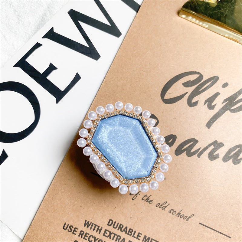 Wholesale Plastic Pearl Air Cushion Mobile Phone Holders