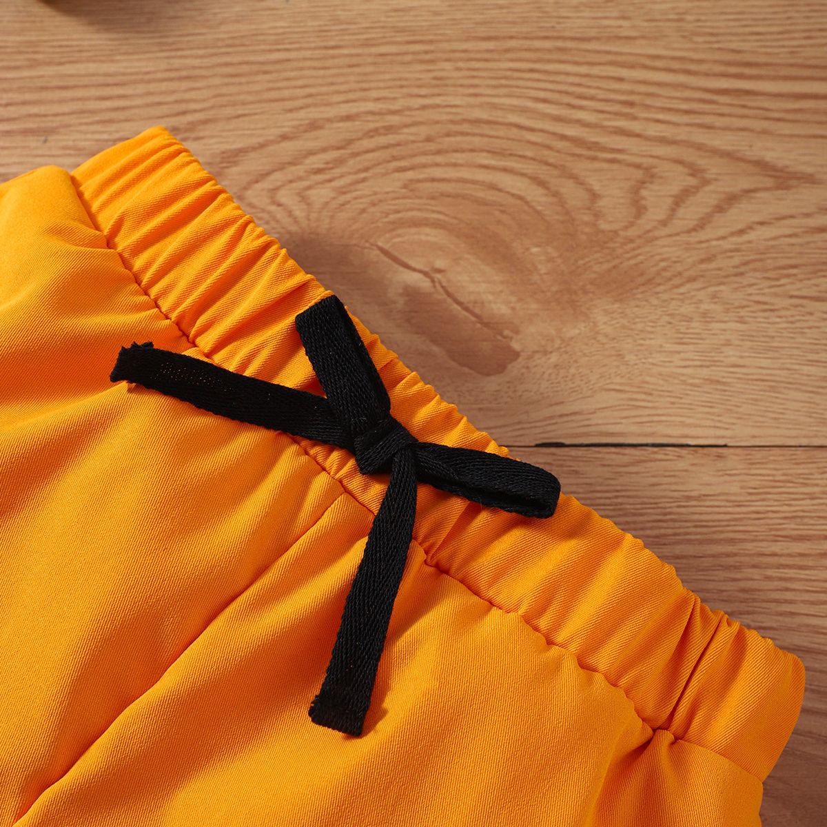 Wholesale Kids Vest Top + Yellow Shorts Cotton Set Baby Clothes