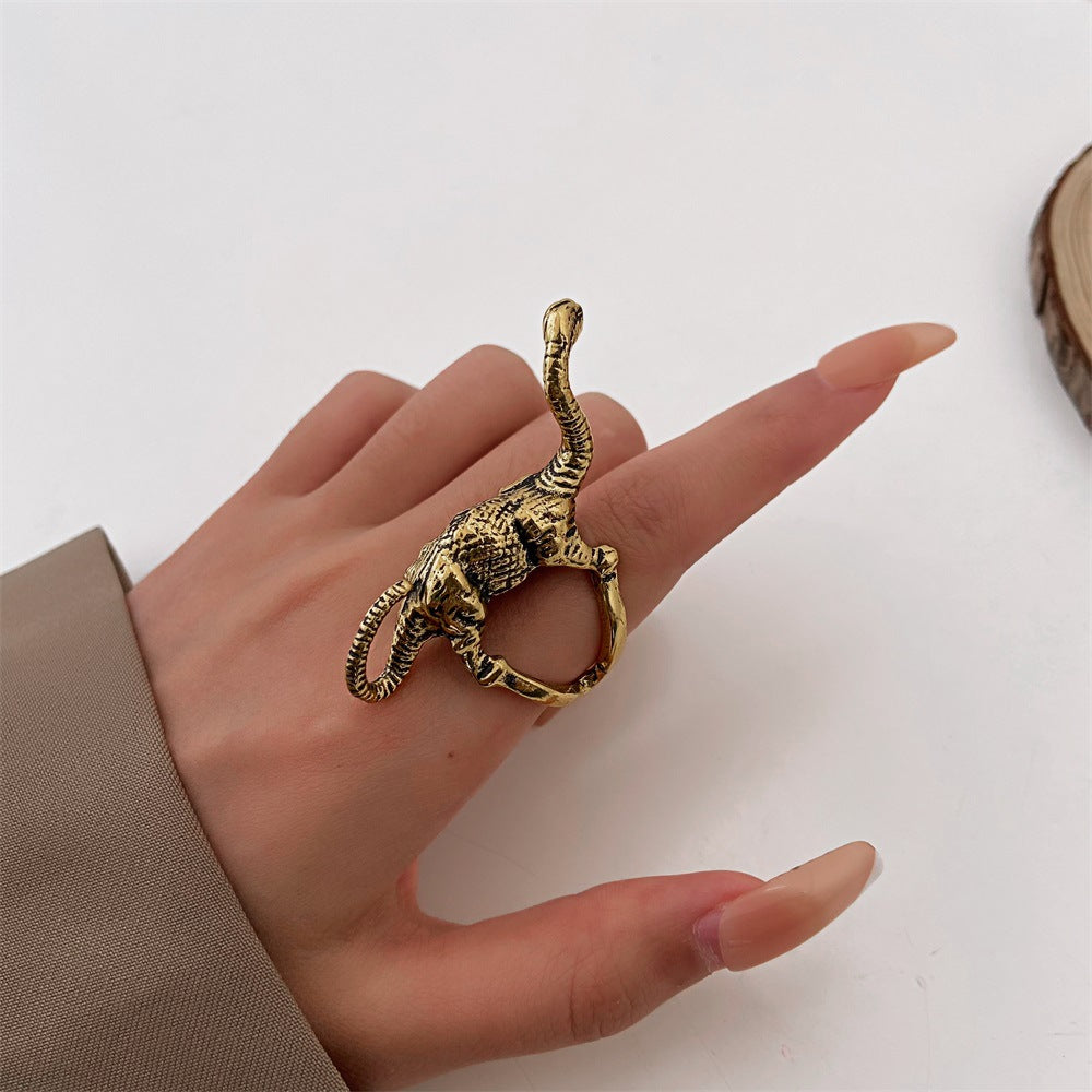 Wholesale Exaggerated Dinosaur Alloy Rings