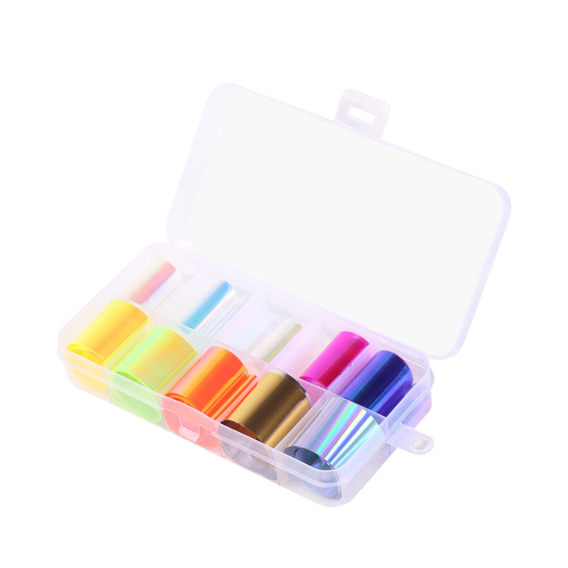 Wholesale Aurora Cellophane Nail Decoration