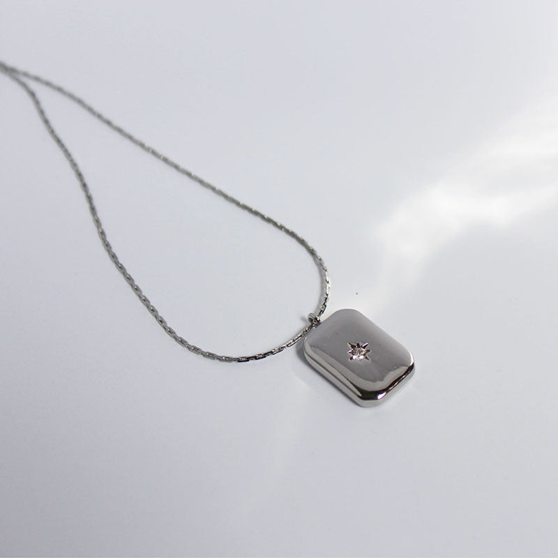 wholesale Copper Heart Pendant Micro Paved Zircon Clavicle Necklace