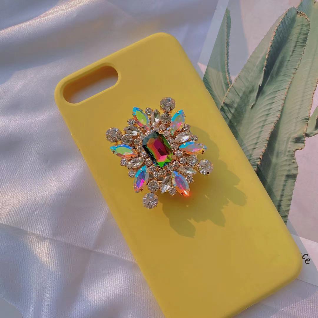 Soporte colorido al por mayor del teléfono móvil de la bolsa de aire del diamante